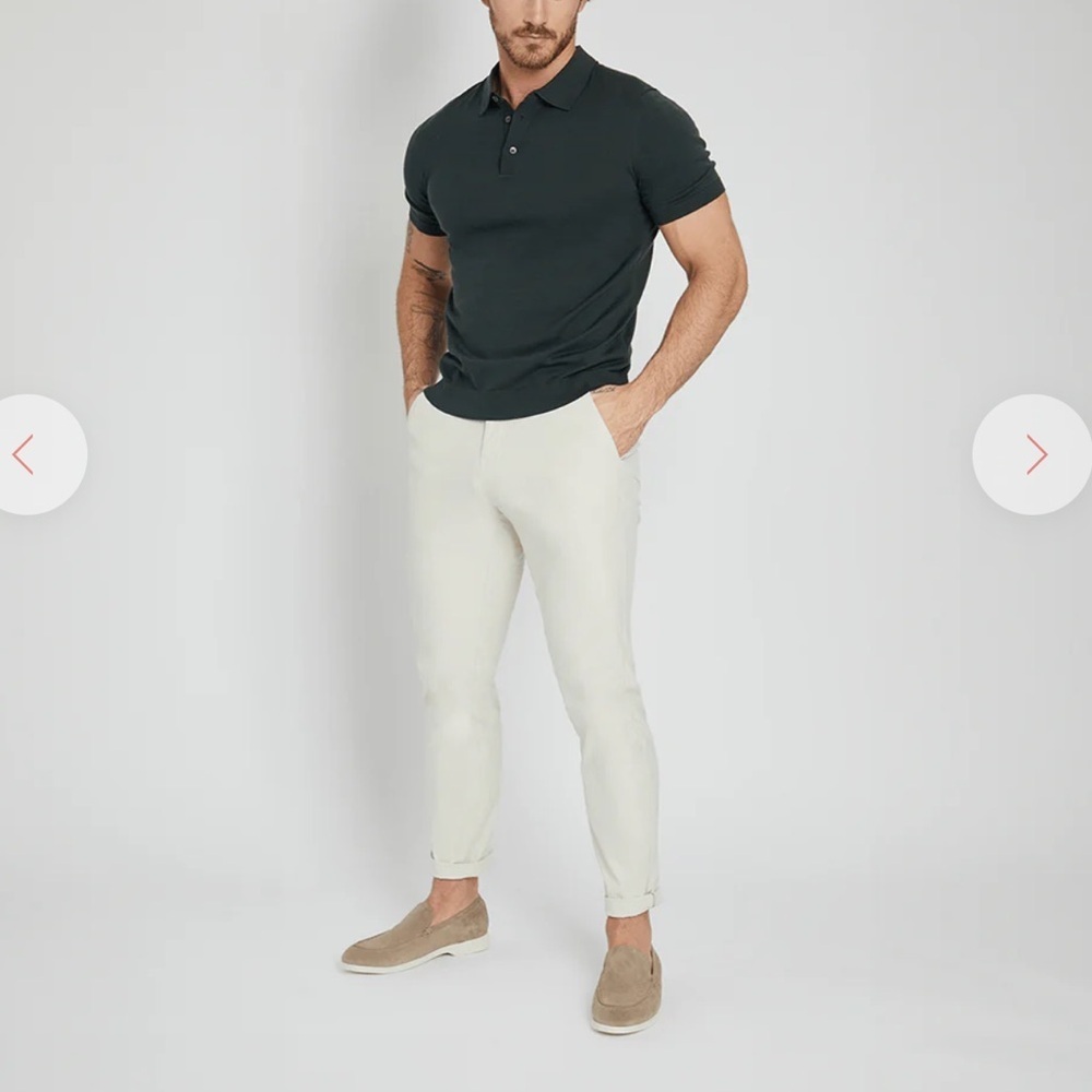 Men's Cream Dress Pants